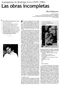 Las obras incompletas