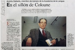 En el sillón de Coloane [entrevistas]