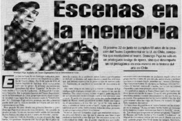 Escenas en la memoria
