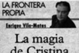 La magia de Cristina
