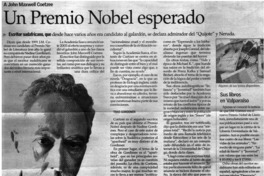 Un Premio Nobel esperado.
