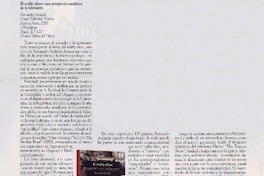 El reality show, una perspectiva analítica de la televisión