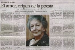 El amor, origen de la poesía