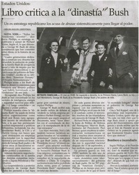 Libro critica a la "dinastía" Bush