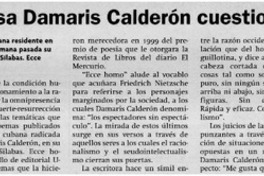 Poetisa Damaris Calderón cuestiona el racionalismo