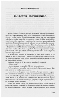 El lector empedernido