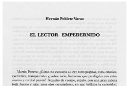 El lector empedernido