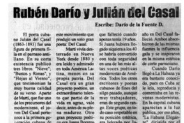 Rubén Darío y Julian del Casal