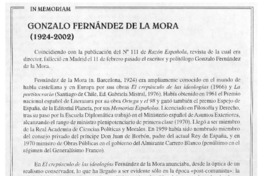 Gonzalo Fernández de la Mora.