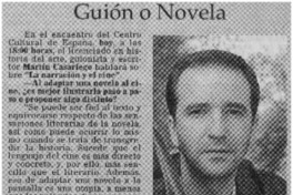 Guión o novela