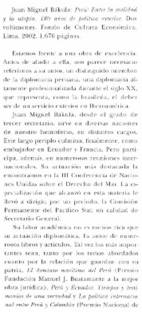 Perú, entre la realidad y la utopía