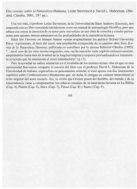 Diez teorías sobre la naturaleza humana