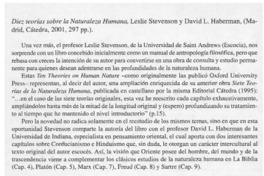 Diez teorías sobre la naturaleza humana