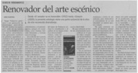 Renovador del arte escénico