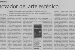 Renovador del arte escénico