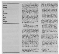 El Tiempo y Jorge Luis Borges