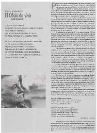 El Oficio de vivir
