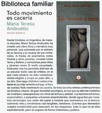 Todo movimiento es cacería.