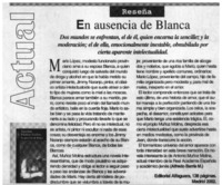 En ausencia de Blanca