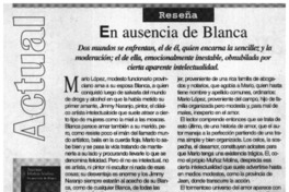 En ausencia de Blanca