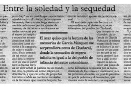 Entre la soledad y la sequedad