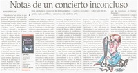 Notas de un concierto inconcluso