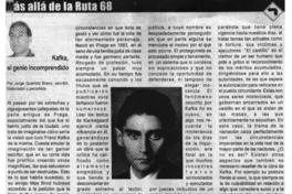 Kafka, el genio incomprendido