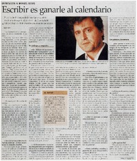 Escribir es ganarle al calendario
