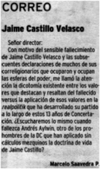 Jaime Castillo Velasco