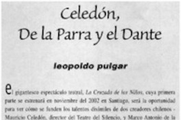 Celedón, De la Parra y el Dante