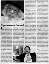 El pesimismo de Cardenal