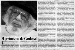 El pesimismo de Cardenal