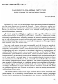 Manuel Rivas, el lápiz del carpintero