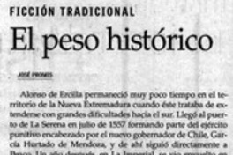 El peso histórico