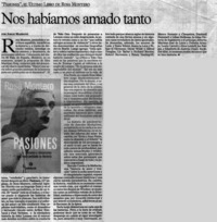 Nos habíamos amado tanto