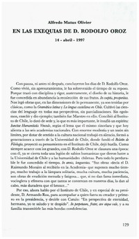 En las exequias de D. Rodolfo Oroz