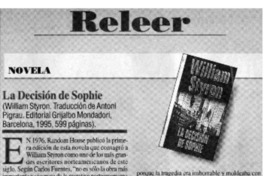 La Decisión de Sophie