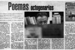 Poemas octogenarios