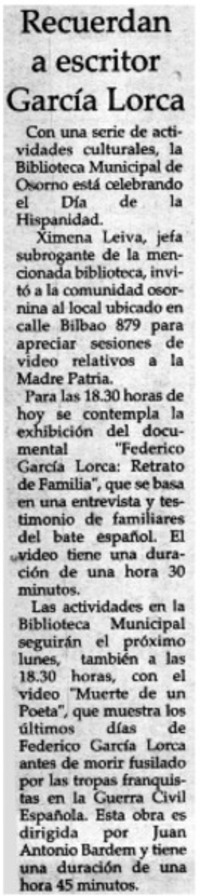 Filmarán obra de García Márquez.