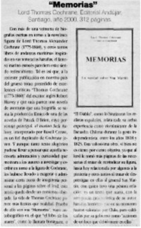 Memorias".