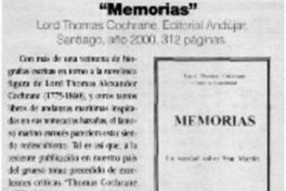 Memorias".