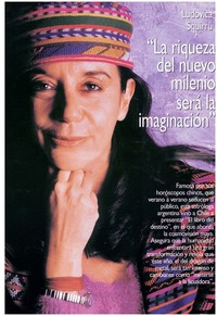 La riqueza del nuevo milenio será la imaginación"