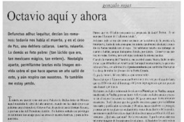 Octavio aquí y ahora