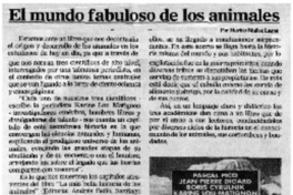 El mundo fabuloso de los animales