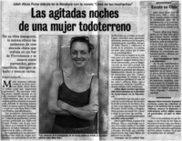 Las agitadas noches de una mujer todoterreno