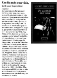 Un día más con vida