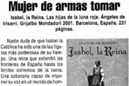 Mujer de armas tomar.