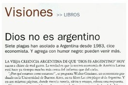 Dios no es argentino