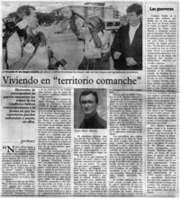 Viviendo en "territorio comanche"