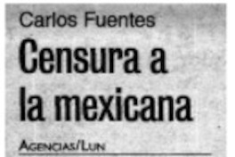 Censura a la mexicana.